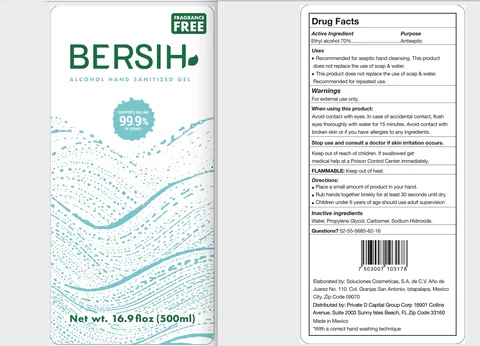 Hand Sanitizer packaging