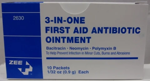 Zee 3-in-One First Aid Antibiotic 포장