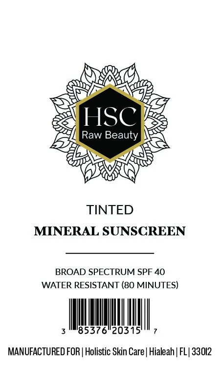 Tinted Mineral Sunscreen packaging