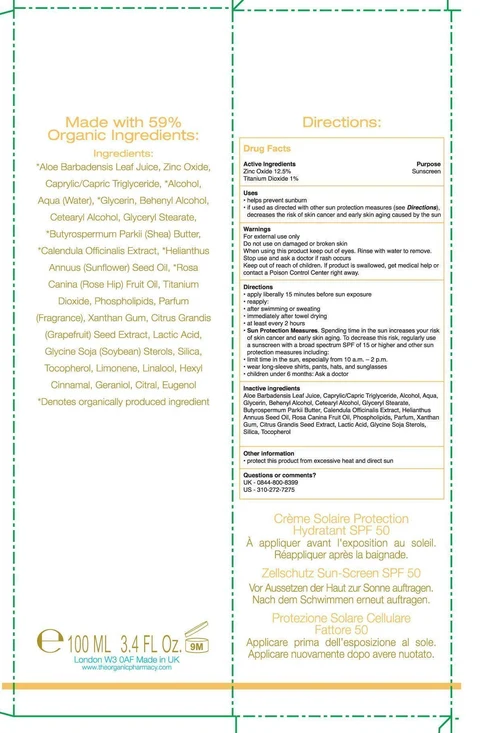 The Organic Pharmacy Cellular Protection Sunscreen SPF 30 / The Organic Pharmacy Cellular Protection Sunscreen SPF 50 packaging