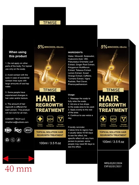 TFMISE HAIR REGROWTH TREATMENT 포장