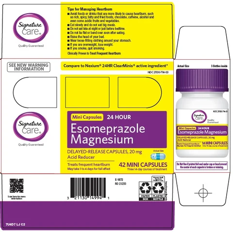 signature care esomeprazole magnesium 포장