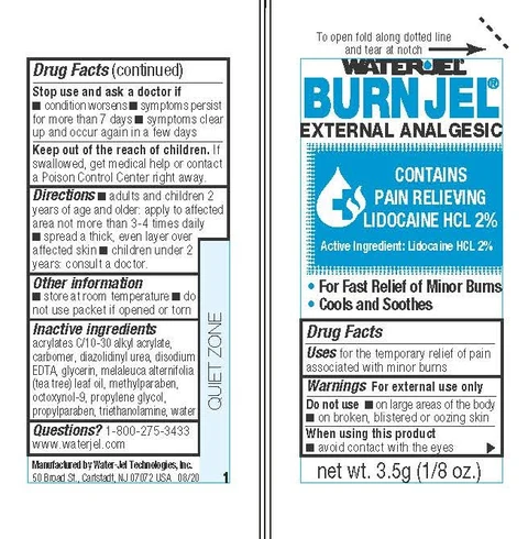 Burn Jel packaging