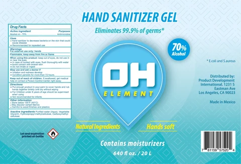 HAND SANITIZER 포장
