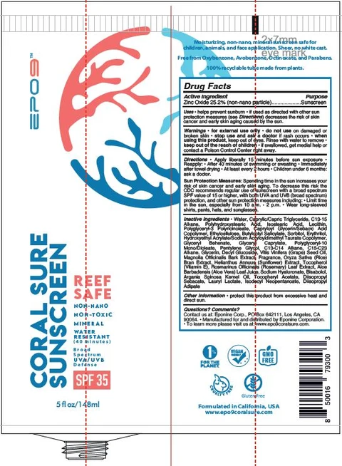 CORAL SURE SUNSCREENSPF 35 packaging