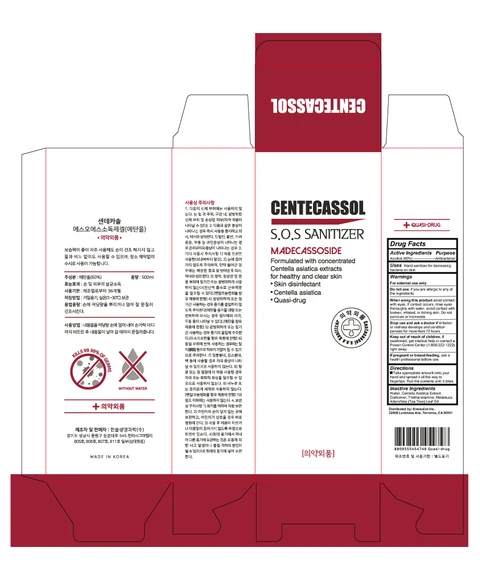 CENTECASSOL S.O.S SANITIZER 포장