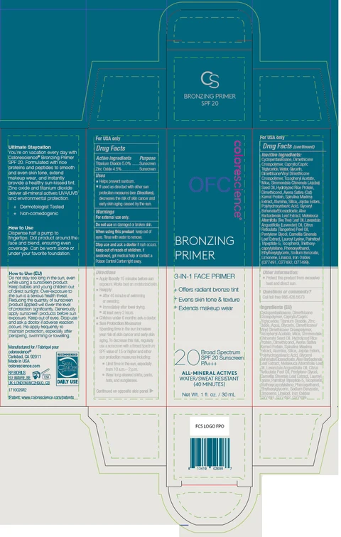 Bronzing Primer SPF 20 packaging