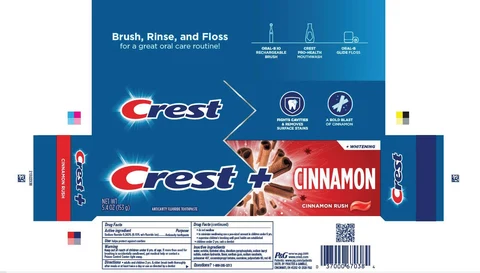 Crest PlusCinnamon plus Whitening 포장