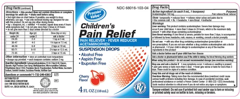 Childrens Pain Relief packaging