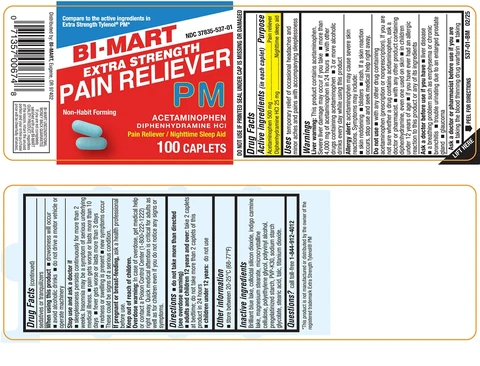 Acetaminophen and Diphenhydramine Hydrochloride 포장
