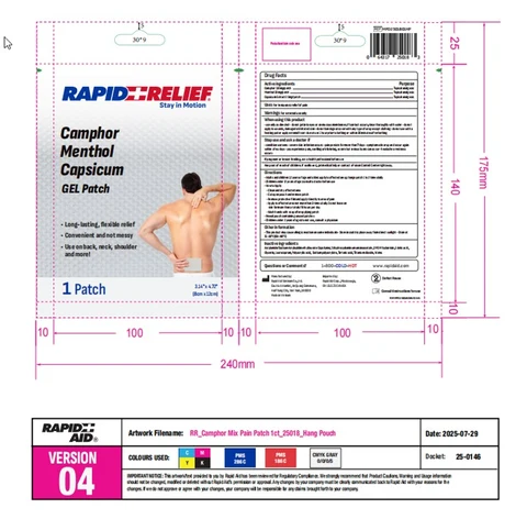 Rapid Relief 포장