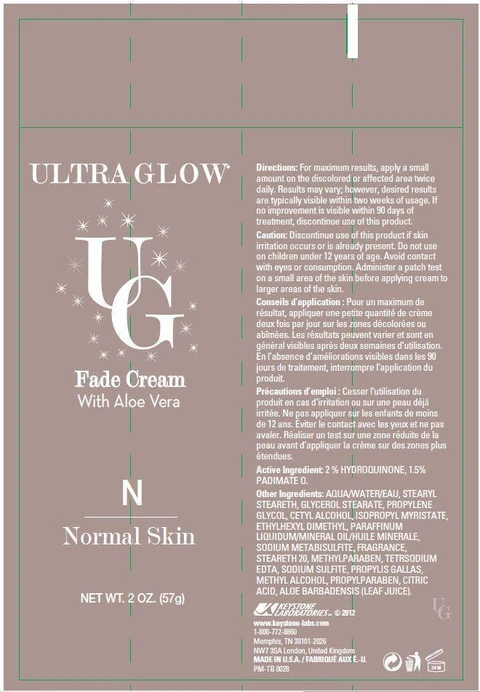 Ultra Glow Fadewith Aloe Vera 포장