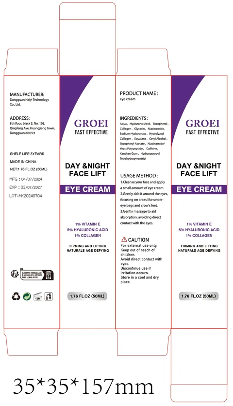 eye Cream packaging