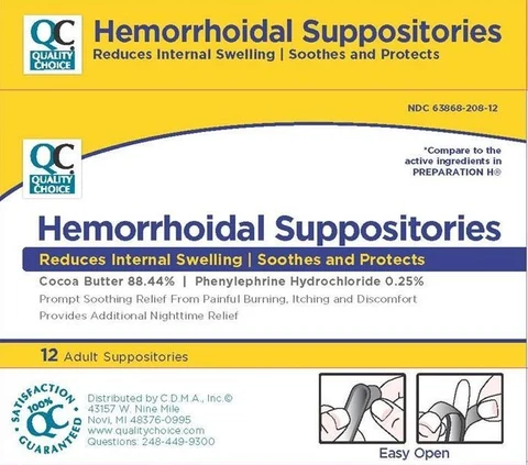 Hemorrhoidal 포장