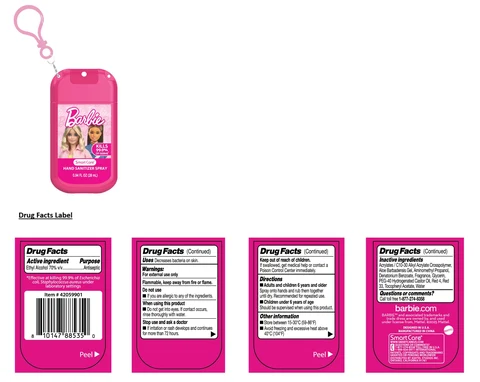 Smart Care Barbie HAND SANITIZER 포장