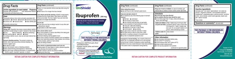 Unishield Ibuprofen 포장