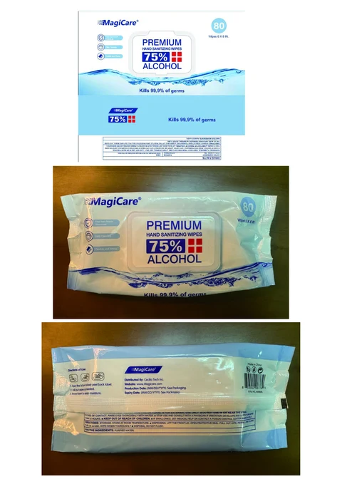 Alcohol Wipes 포장