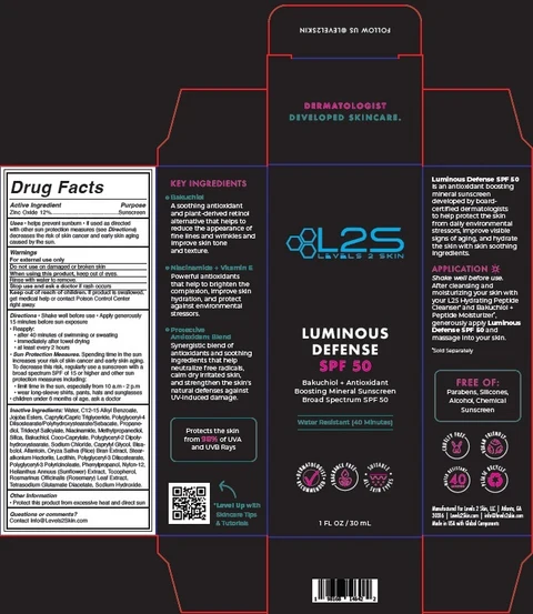Luminous Defense SPF 50 packaging