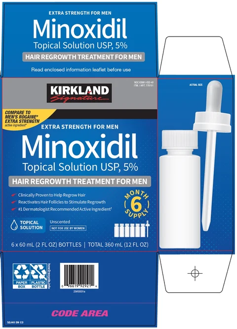 kirkland signature minoxidil 포장
