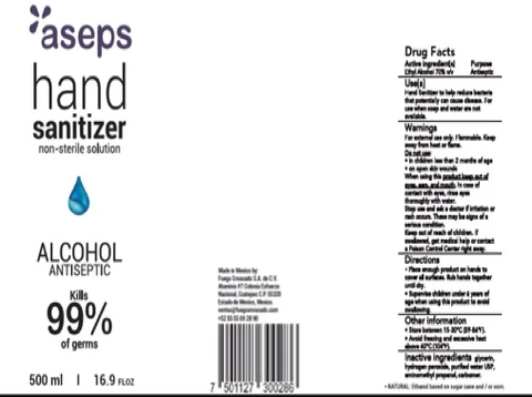 Hand Sanitizer packaging