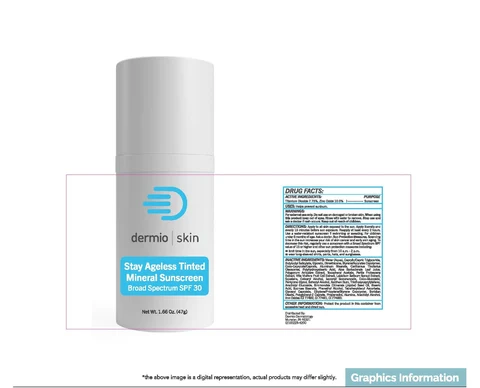 Stay Ageless Tinted Mineral Sunscreen Broad Spectrum SPF 30 packaging