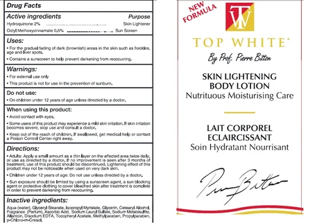 Top White Skin Lightening packaging