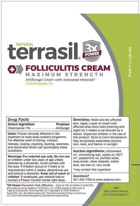 terrasil Folliculitis CreamMaximum Strength 포장