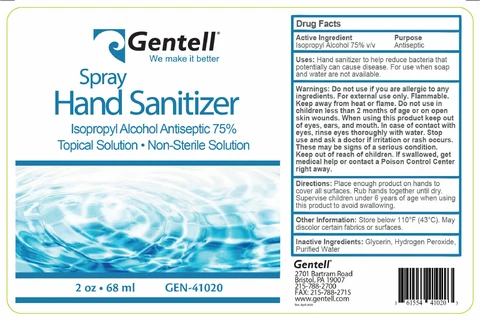 Hand Sanitizer packaging