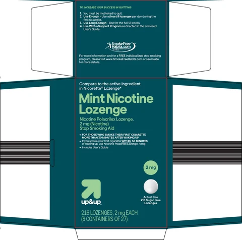 up and up mint nicotine 포장
