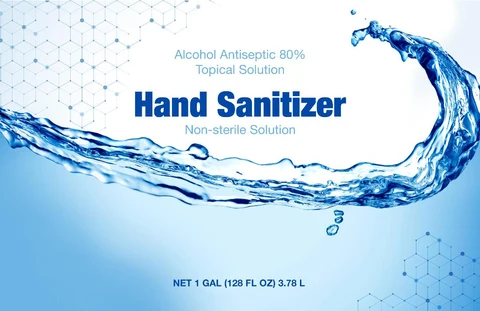 Hand Sanitizer packaging