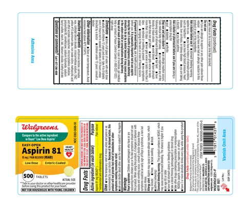 Low dose Aspirin packaging