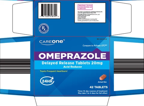 care one omeprazole 포장