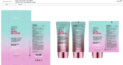 TIBENA EVERY DAY REAL SUN BLOCK 포장