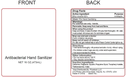 Antibacterial Hand Sanitizer 포장