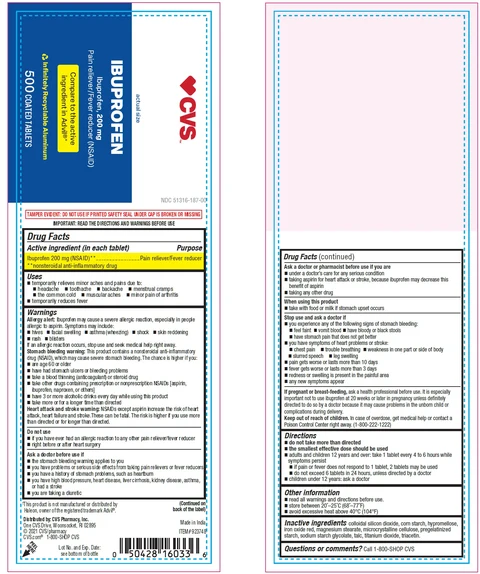 CVS Ibuprofen 포장