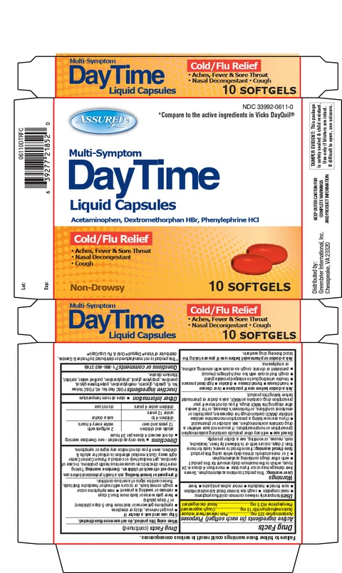 DaytimeMulti-Symptom Cold/Flu Relief 포장