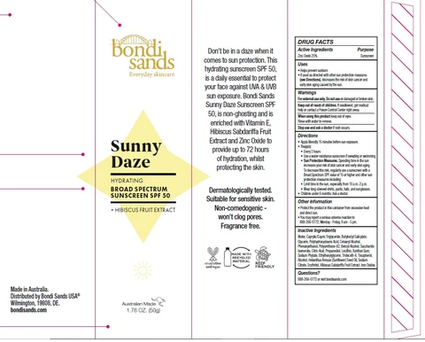 BONDI SANDS SUNNY DAZE HYDRATING BROAD SPECTRUM SUNSCREEN SPF 50 포장
