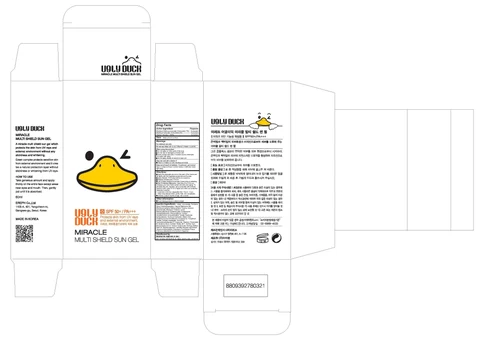 Ugly Duck Miracle Multi Shield Sun Gel 포장