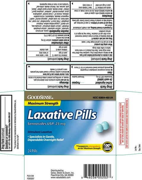 Laxative pillsMaximum Strength packaging