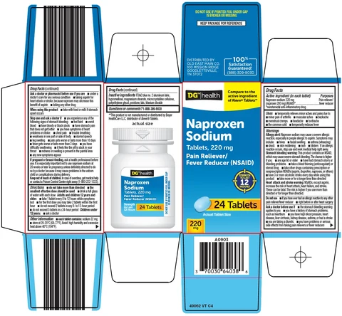 DG Health Naproxen Sodium 포장