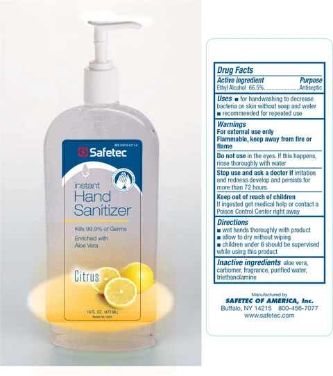 Instant Hand Sanitizer packaging