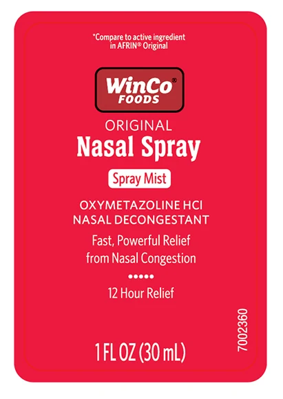 12 Hour Original Nasal Decongestant 포장