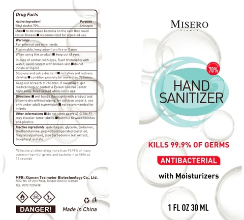 HAND SANITIZER 포장