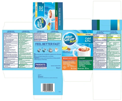 Alka-Seltzer Plus Day and Night Severe Cold and Flu 포장