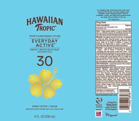 Hawaiian Tropic Everyday Active SPF30 packaging