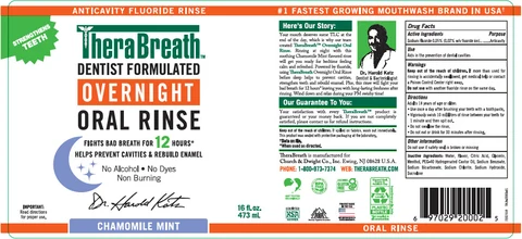 Therabreath Overnight Chamomile Mint packaging