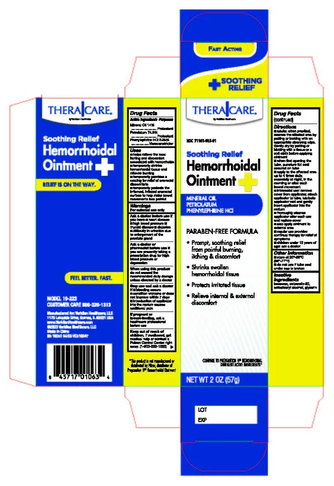 TheraCare Hemorrhoidal packaging