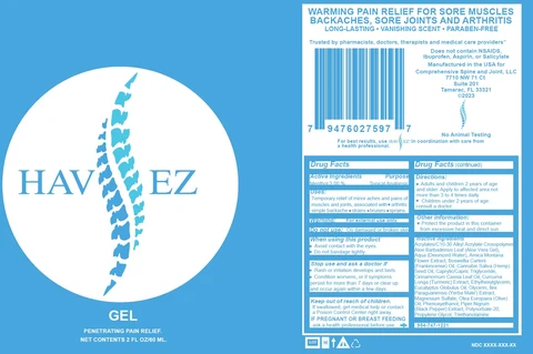 HAV EZ Penetrating Pain Relief 포장