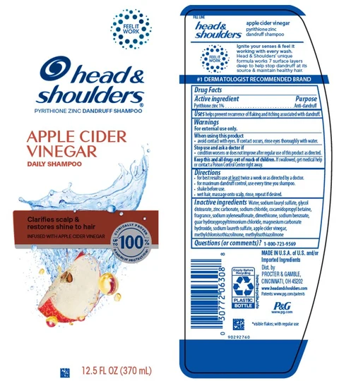 Head and Shoulders Apple Cider Vinegar packaging