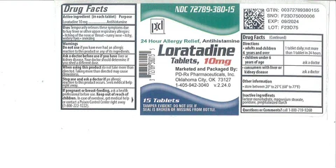 Loratadineantihistamine packaging